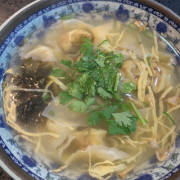 Tofu, Pork and Shepherd's Purse Soup <br> 荠菜肉丝豆腐羹 